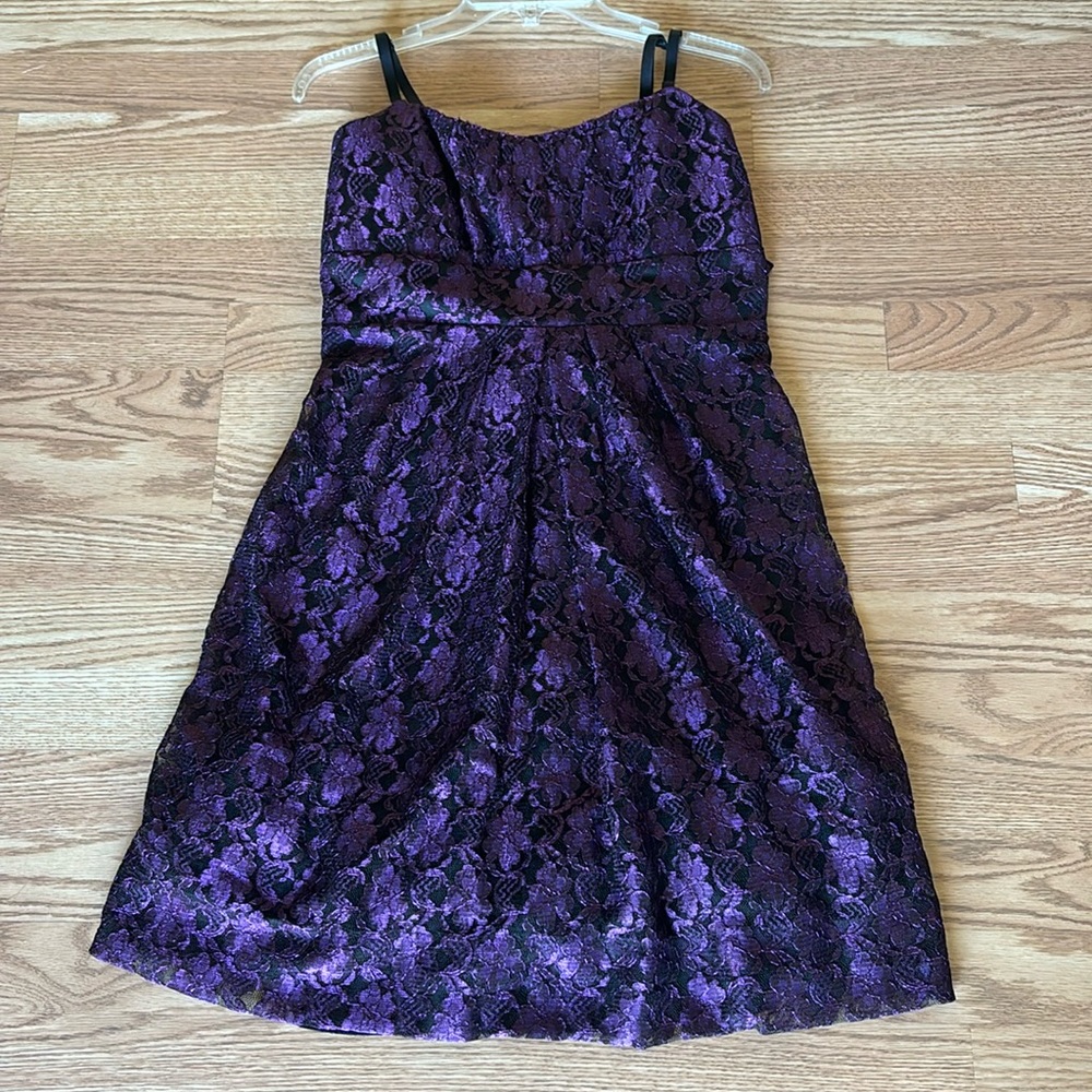 Purple lace Prom or Special Occasion dress. Price reduced!